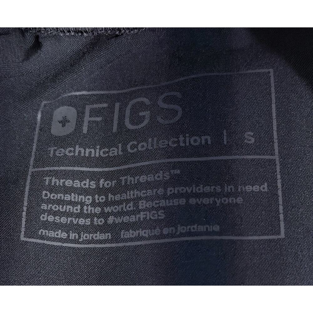 FIGS Zamora Jogger Scrub Pant Women S Gray Pocket Drawstring Elastic Waist Logo - Picture 11 of 15